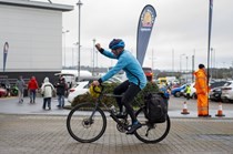 Steve James completes his round the world cycle! 